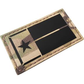 mult1cam Infrared IR Texas Lone Star Flag 3.5x2 IFF Tactical Morale Fastener Patch