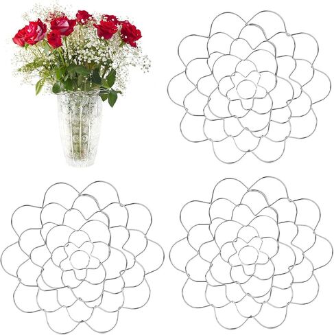Framendino, 3 Pack Flower Lid Arranger Stainless Steel Flower Insert Lids Floral Arrangement Holders Organizer for Vase Craft Plant Fixation in Saudi Arabia