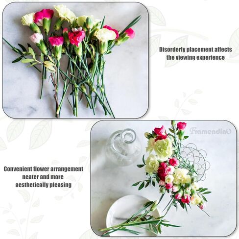 Framendino, 3 Pack Flower Lid Arranger Stainless Steel Flower Insert Lids Floral Arrangement Holders Organizer for Vase Craft Plant Fixation in Saudi Arabia