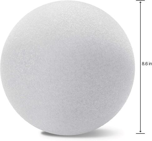 كرة فلوراكرافت كرافت فوم مقاس 8.6 بوصة باللون الأبيض in Kuwait