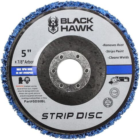 BHA Easy Strip Discs Clean and Remove Paint, Rust and Oxidation 5" x 7/8" - 5 Pack in Saudi Arabia