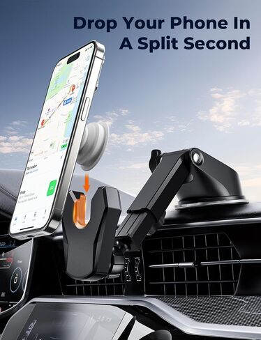Socket Phone Mount for Car Dashboard Windshield Air Vent, Suction Cup Socket Car Holder for iPhone fits All Socket Grips, MagSafe Grips in Kuwait