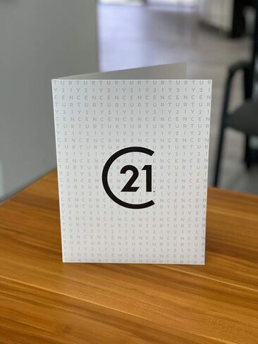 Century 21 Folders, “Pattern" Gray 25 Pack in Kuwait