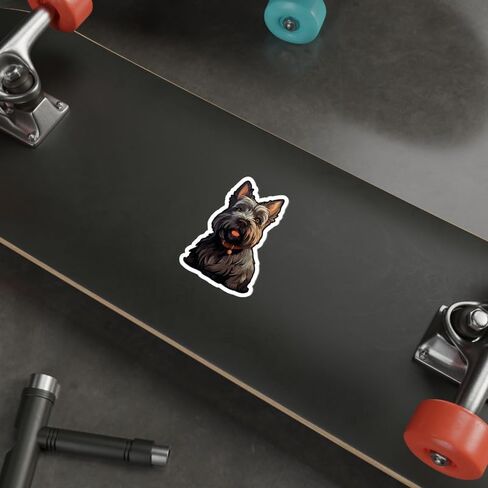 Scottish Terrier Sticker | Vinyl Stickers & Waterproof Decals | Assorted Aesthetic Stickers for Laptops, Water Bottles, Phones & More | Cool Stickers for Adults, Teens in Saudi Arabia