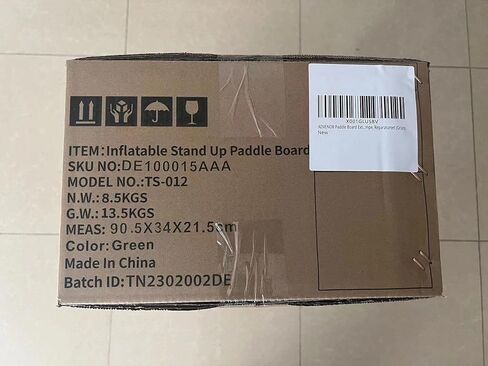 لوح مجداف ADVENOR مقاس 11 × 33 × 6 لوح مجداف قابل للنفخ واسع للغاية مع ملحقات SUP بما في ذلك مجداف قابل للتعديل، وحقيبة ظهر، وحقيبة مقاومة للماء، ومقود، ومضخة يدوية، ومجموعة إصلاح in Kuwait