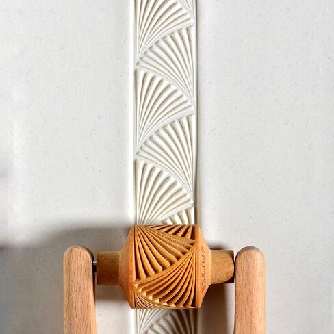 بكرات خشبية بمقبض متوسط ​​من MKM للطين (RM-047 مراوح ديكو) in Kuwait