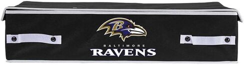 Franklin Sports NFL Under Bed Storage Bins - Folding Organizer Containers - NFL Team Office, Bedroom + Living Room Décor in Kuwait