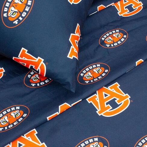 College Covers Clemson Tigers Printed Solid Sheet Set in Kuwait