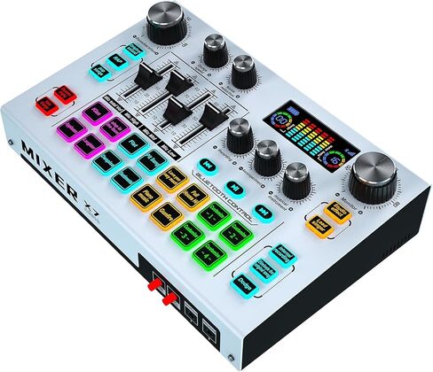 خلاط صوت متدفق، واجهة خلاط صوت بودكاست تينلامب مع هيكل معدني 48 فولت، لوحة صوت مبدل الصوت، معدات خلاط ستوديو جنرال XLR للهاتف، الكمبيوتر الشخصي، تسجيل البث، تسجيل الألعاب، دي جي in Kuwait