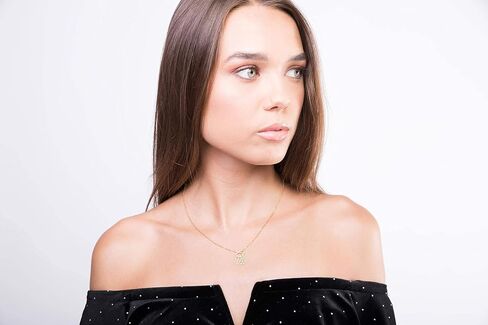 Cat Gold Origami Jewelry - Gold Geometric Chain Necklace – 18 Karat Plated Gold Necklace for Women & Girls – Stylish Cat Pendant Necklace in Saudi Arabia