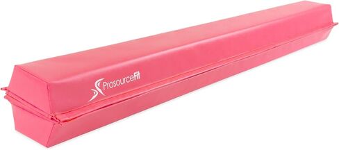 ProsourceFit Gymnastics Balance Beam for Kids, 9ft Long Firm Folding Floor Beam with Non-Slip 4-inch Wide Surface for Safe Gymnastics Practice at Home or Gym in Kuwait