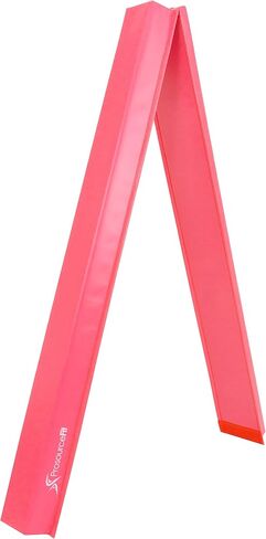 ProsourceFit Gymnastics Balance Beam for Kids, 9ft Long Firm Folding Floor Beam with Non-Slip 4-inch Wide Surface for Safe Gymnastics Practice at Home or Gym in Kuwait