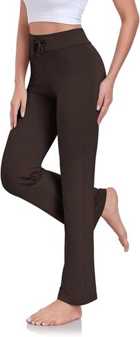 ADANIKI Women's Long Modal Comfy Drawstring Trousers, High Waist Sweatpants, Loose Straight-Leg Pants for Yoga Sporting in Saudi Arabia
