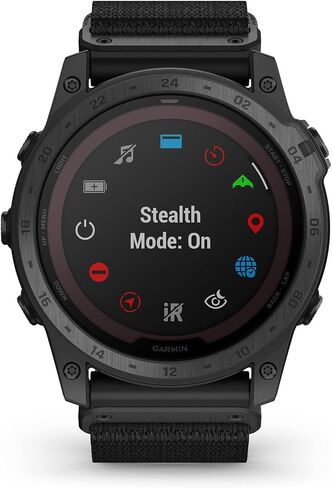 Garmin tactix 7, Pro Ballistics Edition, Ruggedly Built Tactical GPS Watch with Solar Charging Capabilities, Applied Ballistics and Nylon Band in Kuwait