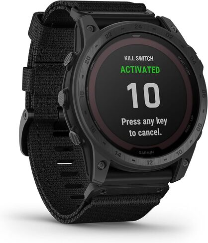 Garmin tactix 7, Pro Ballistics Edition, Ruggedly Built Tactical GPS Watch with Solar Charging Capabilities, Applied Ballistics and Nylon Band in Kuwait