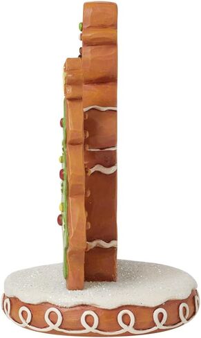 Enesco Jim Shore Heartwood Creek Gingerbread Christmas Gent with Tree Figurine, 4.625 Inch, Multicolor in Saudi Arabia