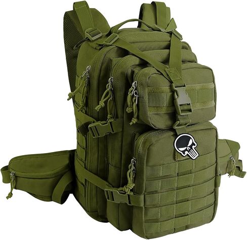 Medical Tactical Military Backpack Supplies Bag First Aid Rucksack Motorcycle Backpack Outdoor Rucksack Survival (green) in Saudi Arabia