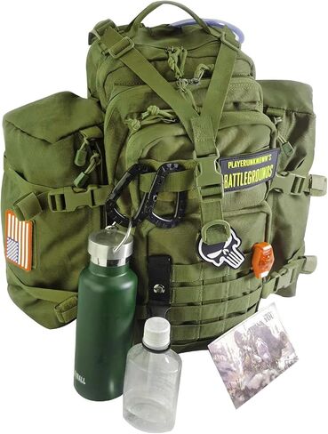 Medical Tactical Military Backpack Supplies Bag First Aid Rucksack Motorcycle Backpack Outdoor Rucksack Survival (green) in Saudi Arabia
