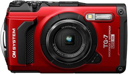 OM SYSTEM Olympus Tough TG-7 Black Underwater Camera, Waterproof, Freeze Proof, High Resolution Bright, 4K Video 44x Macro Shooting (Successor Olympus TG-6) | Waterproof to 15m/50ft, 12MP Bsi CMOS, 25-100mm Equiv Lens, 4K 30p Video, Shockproof 2.1m, Freez in Saudi Arabia