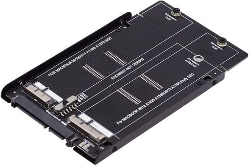 Chenyang CY 16 + 12 Pin USB 3.0 SSD محول صندوق الهاتف المحمول قالب أقراص صلبة لـ 2013 2014 2015 MAC SSD أسود in Kuwait
