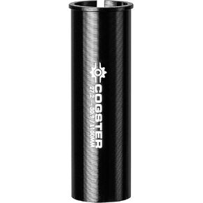 Cogster Alloy Bike Seatpost Reducer Shim, 100mm Length Aluminum Bicycle Reducing Sleeve Seat Post Tube Adapter for MTB,Mountain,City Bike,Road Bike