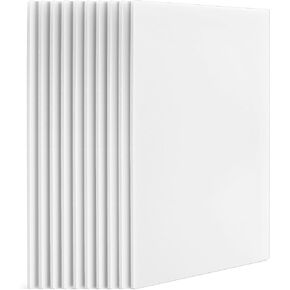 10 Pack Foam Boards 12"x16.5" Thickness White Foam Core Backing Board 3/16" Foam Poster Boards for Mounting Photographs and Artwork, 3-D Modeling, Signage, Poster Making in School, Office