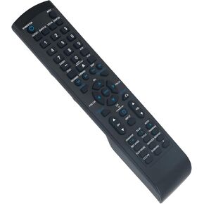 RM-SDRMV150A Replace Remote Control compatible with JVC DVR DVD VCR Combo RM-SDRMV100A RM-SDRMV79A AKB32858702 AKB32858703 RM-SDR107U RM-SDR108U DR-MV150B LVT2016-001D DR-MV100B DR-MV5SUC DR-MV5SUS