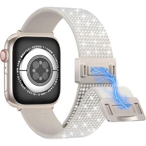 LETOID Stretchy Band Design for Apple Watch 38mm 40mm 41mm 42mm 44mm 45mm 49mm, 3 Pack Elastic Nylon Strap Women Replacement Sport Solo Loop Wristband for iWatch Series Ultra 9 8 7 6 5 4 3 2 1 SE