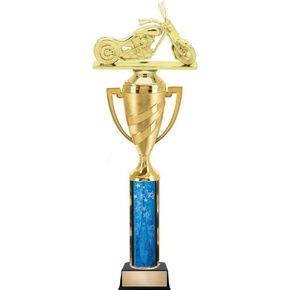 Crown Awards Motorcycle Show Trophies - 13" Gold Chopper Motorcycle Trophy for Racing Trophies Prime