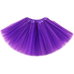 RELBCY Women's Tutu Skirt Layered Tulle Tutus Ballet Dance Tutus Skirt Party Princess Tutu Costume for Women and Girls