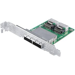 بطاقة وحدة تحكم RAID LSI SAS 9211-8i، بطاقة SAS/SATA HBA داخلية بسرعة 6 جيجابت/ثانية، شريحة LSI SAS2008، PCI Express 2.0 X8، 2X Mini SAS SFF-8087 Ports