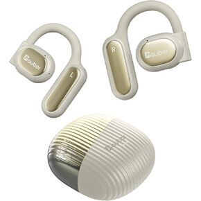 Open Ear Headphones, True Wireless Bluetooth Earbuds with ENC Clear Call, Bluetooth 5.3, IPX6 Water-Resistant, Ergonomic Ear Hooks, 45H Playtime, Compatible with iPhone & Android
