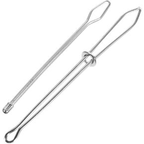 2Pcs Sliver DIY Rope Threader Clip Drawstring Threader Tool Metal Easy Pull Drawstring Threader with Tweezer Sewing Tool for Elastic Sewing Tweezer Tool Accessories Sewing Notions and Supplies