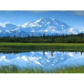 Denali National Park Alaska DIY 5D Diamond Painting by Number Unique Kits Home Wall Decor Crystal Rhinestone Wall Decor Cross Stitch 12 X 16 Inch