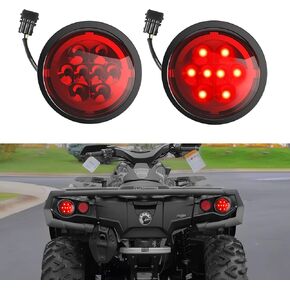 Taillights Assembly for Can Am Outlander, Red LED Rear Brake Stop Lights Tail Lamps Fit for Can-Am Outlander/Renegade/Commander/Maverick 2011-2022 Accessories, Replace OEM# 710001645, 2PCS