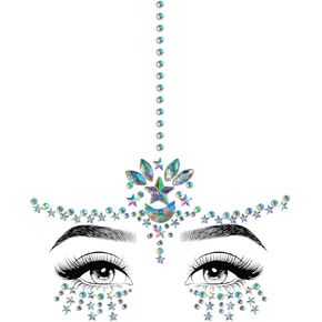 Leg Avenue Women's Karma Jewels Sticker, CLEAR, O/S