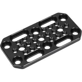 CAMVATE Multihole Cheese Plate Camera Mount Expansion Board with 1/4" & 3/8" Mounting Points & Grooves - 3035