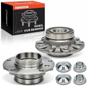 A-Premium 2 x Front Wheel Bearing and Hub Assembly Compatible with BMW E38 Series - 740i 1995 & 1997-2001, 740iL 1995-2001, 750iL 1995-2001