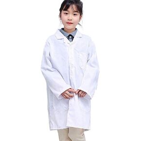 Kids Unisex Lab Coat for Child Scientist Role Play Career Day Costume - Soft Touch