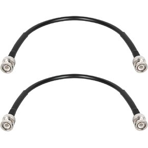 MOOKEERF BNC Cable 100ft,Low Loss KMR240 BNC Male to Male Coax Cable 50 Ohm for Antennas, RF Radios, Modems, Oscilloscopes, Spectrum, Signal Generator, etc in Saudi Arabia