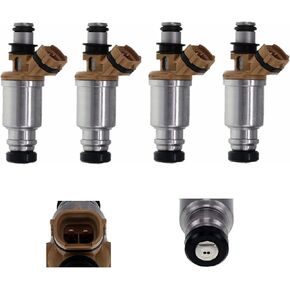 Set 4 Fuel Injectors 23250-16150 Fits 93-97 For Toyota Corolla GEO Prizm 1.6L L4 23209-16150