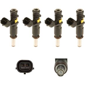 Set of 4 Genuine Fuel Injector 13537528176 For Mini R55 R56 R57 R58 R59 R60 R61 Cooper Countryman Paceman 7528176