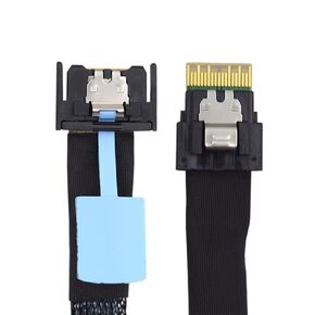 xiwai PCI-E Ultraport Slimline SAS Slim 4.0 SFF-8654 8i 74pin to Dual Oculink SFF-8611 Cable 50cm PCI-Express