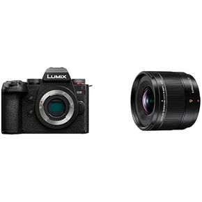 Panasonic LUMIX G9II Micro Four Thirds Camera, 25.2MP Sensor with Phase Hybrid AF, Powerful Image Stabilization, High-Speed Perfomance and Mobility, Flagship Model of G Series - DC-G9M2BODY