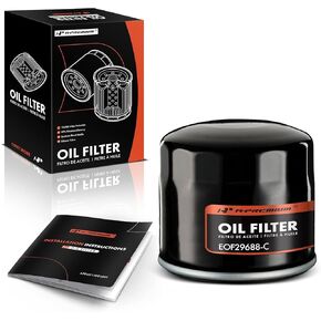 A-Premium 10K Miles Protection Spin On Oil Filter Compatible with Ford & Chevrolet & Toyota & Honda & GMC & Hyundai & Subaru & Dodge & Kia & Mazda & Chrysler & Acura & Mitsubishi & Infiniti & Asuna