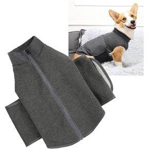 Anxiety Coat for Dogs, Keep Calm Breathable Light Weight Wrap Vest with Hook Loop for Best Calming Effect for Dogs (M.)