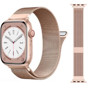 2023 Patent Bands Compatible with Apple Watch Band 38mm 40mm 41mm 42mm 44mm 45mm 49mm for Women Men, Magnetic Stainless Steel Bands for iWatch Series 9 8 7 6 5 4 3 SE Ultra 2 1 (41mm/40mm/38mm, Silver)