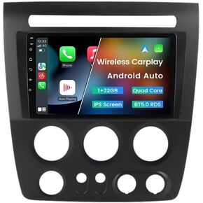 Car Radio Stereo for Hummer H3 2005-2010, Biorunn Android 12 9 inch Octa Core Car GPS Built-in Carplay Android Auto Head Unit Navigation IPS Touchscreen Support BT FM AM, 2GB RAM 32GB ROM