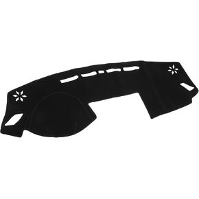 Dash Cover - Car Center Console Non-Slip Dash Board Mat - for Mitsubishi Outland Eclipse 2019-2023 - Polyester Black - 1Pc