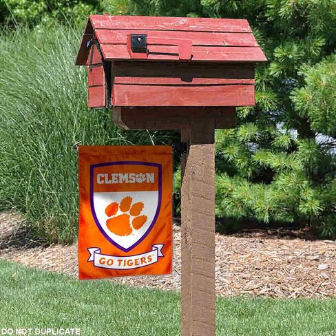 Clemson Tigers Crest Shield Garden Flag and Banner in Saudi Arabia